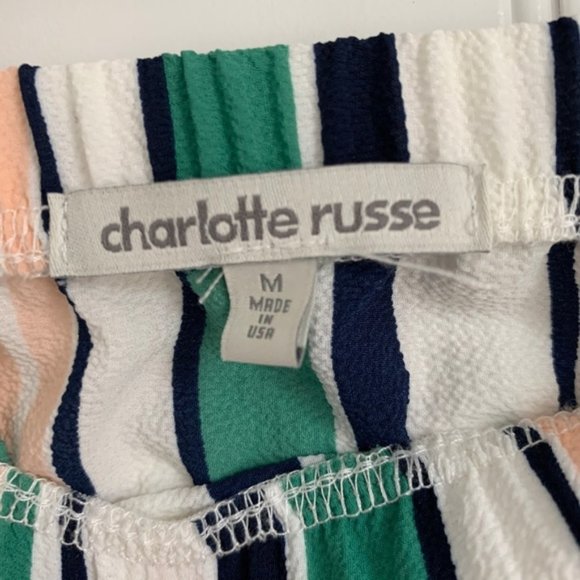 Charlotte Russe Strapless Palazzo Pant Jumpsuit EUC sz M - Picture 5 of 9